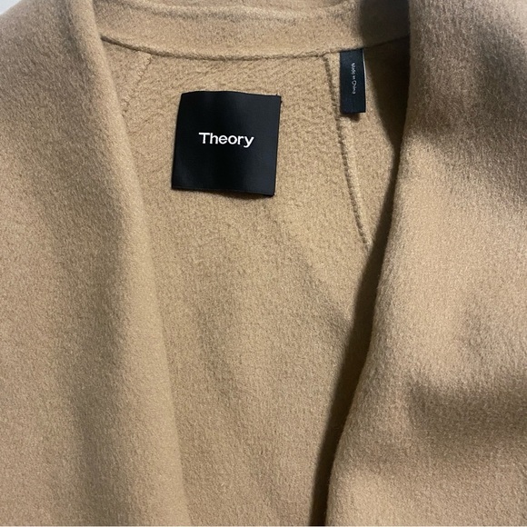 EUC/LIKE NEW Theory Clairene Double-Face Wool Cashmere Jacket/Coat in Camel - S - Picture 13 of 13